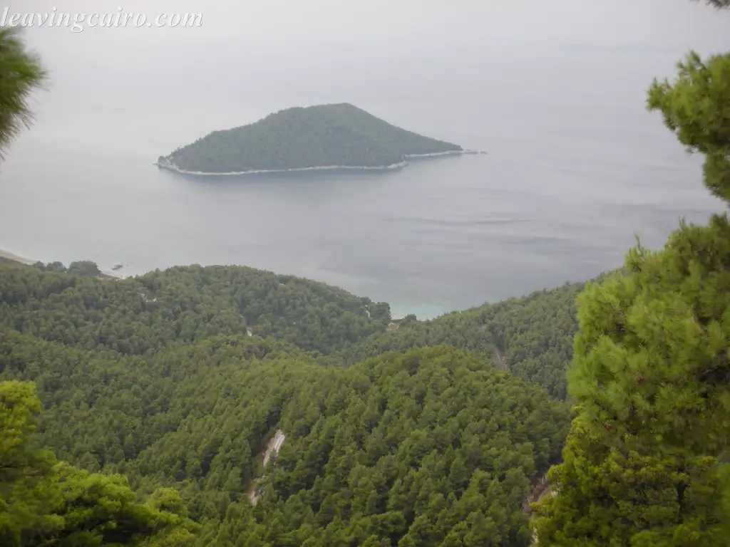 It's a very green island, is Skopelos