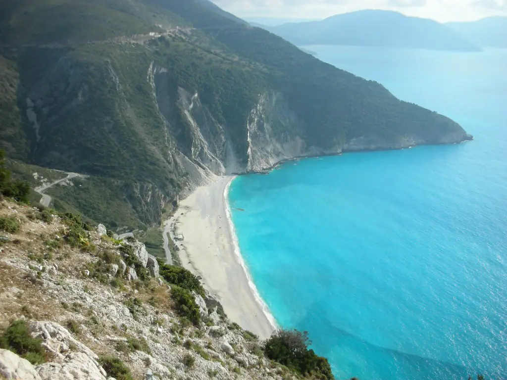 Recognise this famous beach in Kefalonia from a movie?  Hint: Nicholas Cage & Penelope Cruz