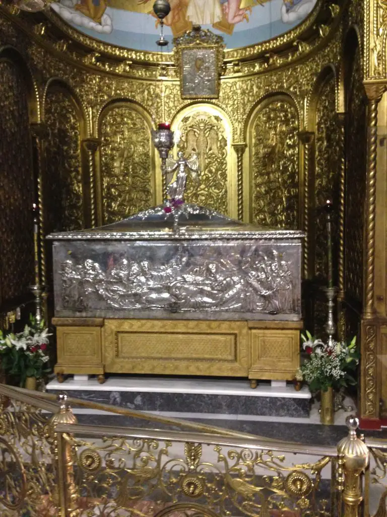 The tomb of St. Dennis - opened up on 24AUG every year