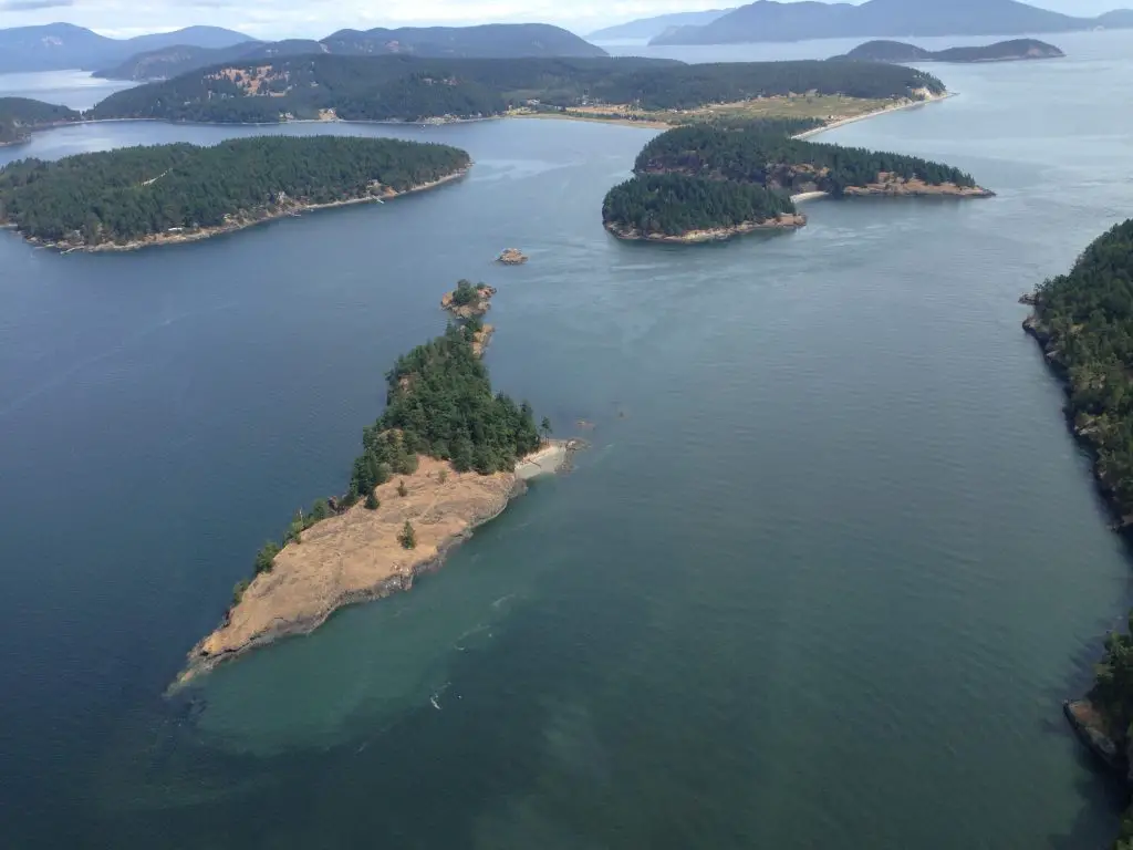 San Juan Islands from Kenmore Air floatplane