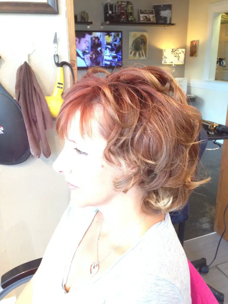 Part of the finished product. Antonio of CoCo and Co Hair Salon in West Seattle worked on my hair