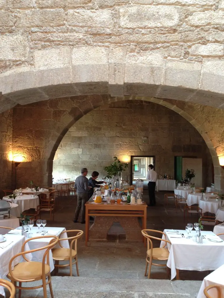 Breakfast area - Monasteiro de Amares - Monastery now a luxury hotel in Portugal. Life Beyond Borders