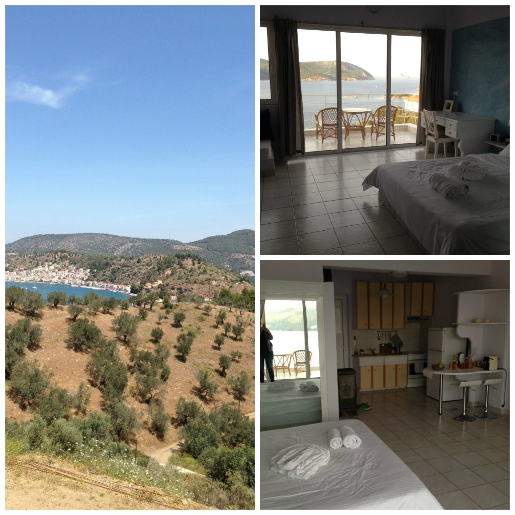 Live-Bio accommodation and views, Galatas, Peloponnese
