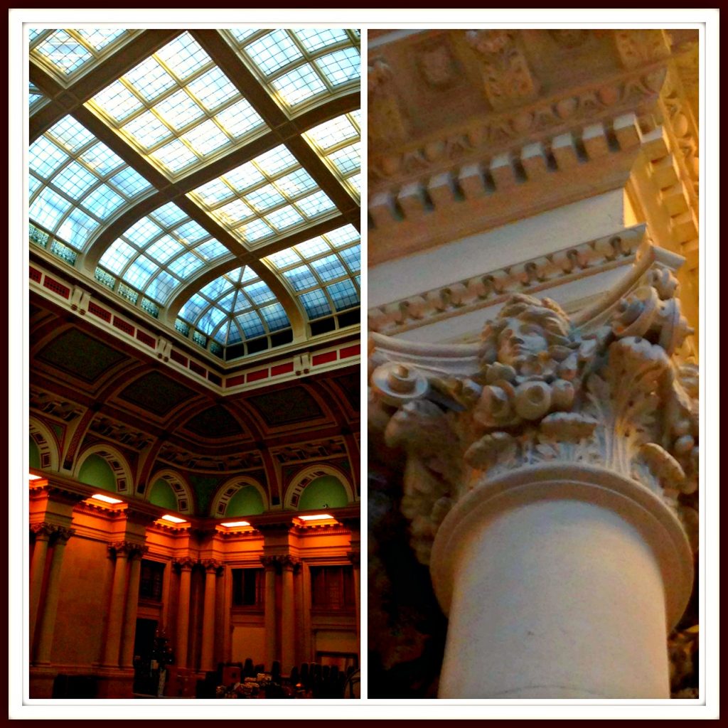 Events Hall with magnificent ceiling and all the original features of the old Lloyds Banking Hall - Bristol Harbour Hotel