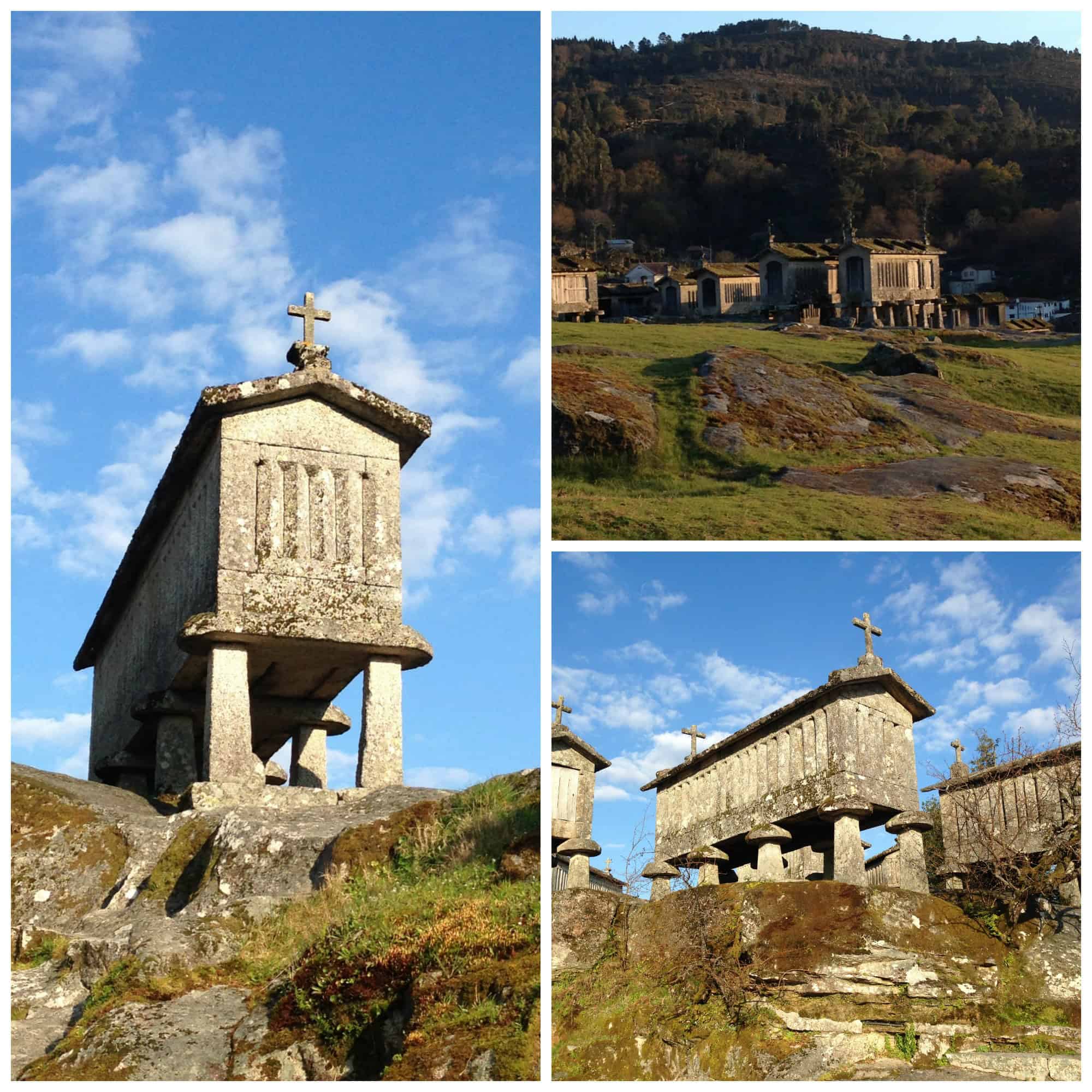 Espigueiros collage