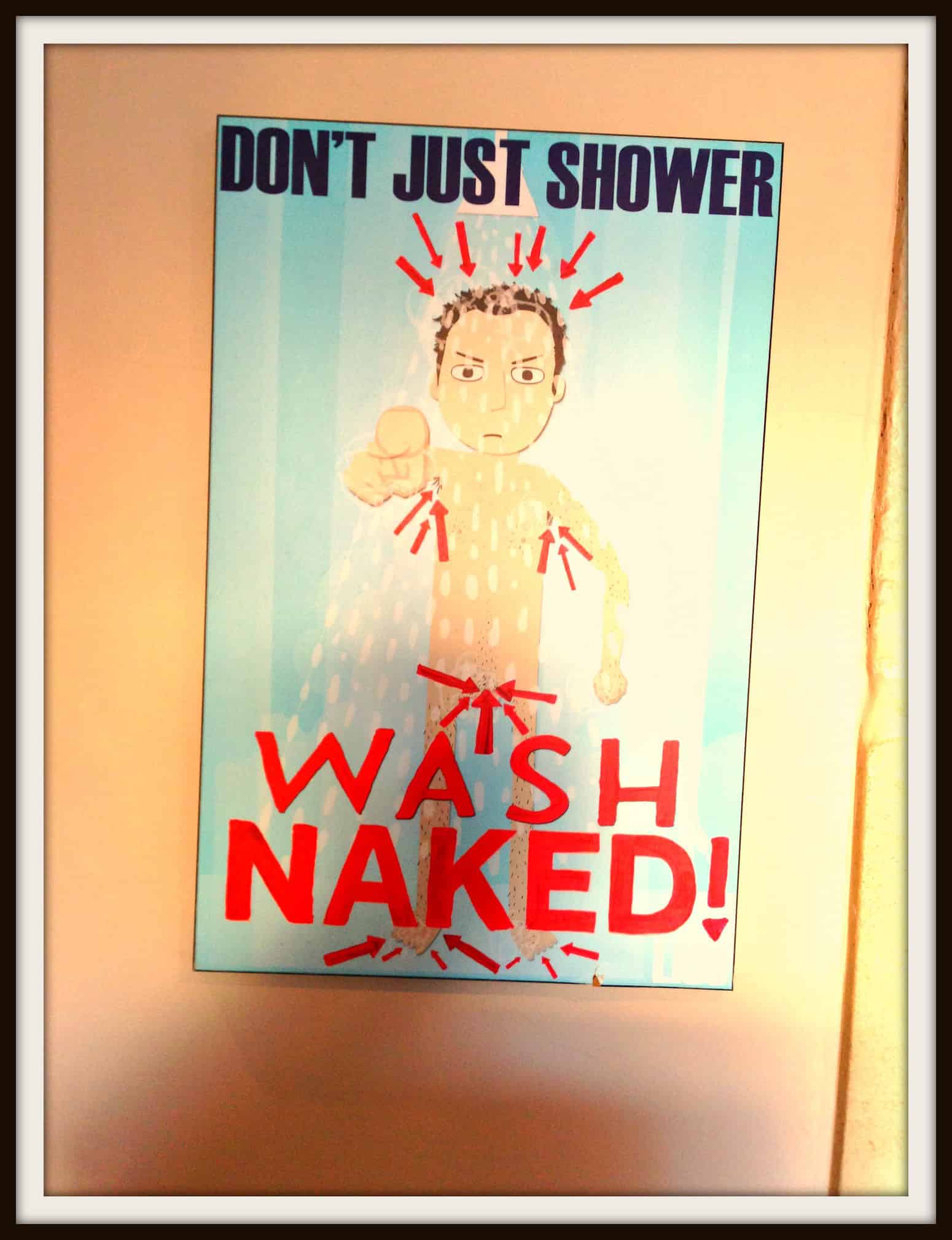 Wash naked! LifeBeyondBorders