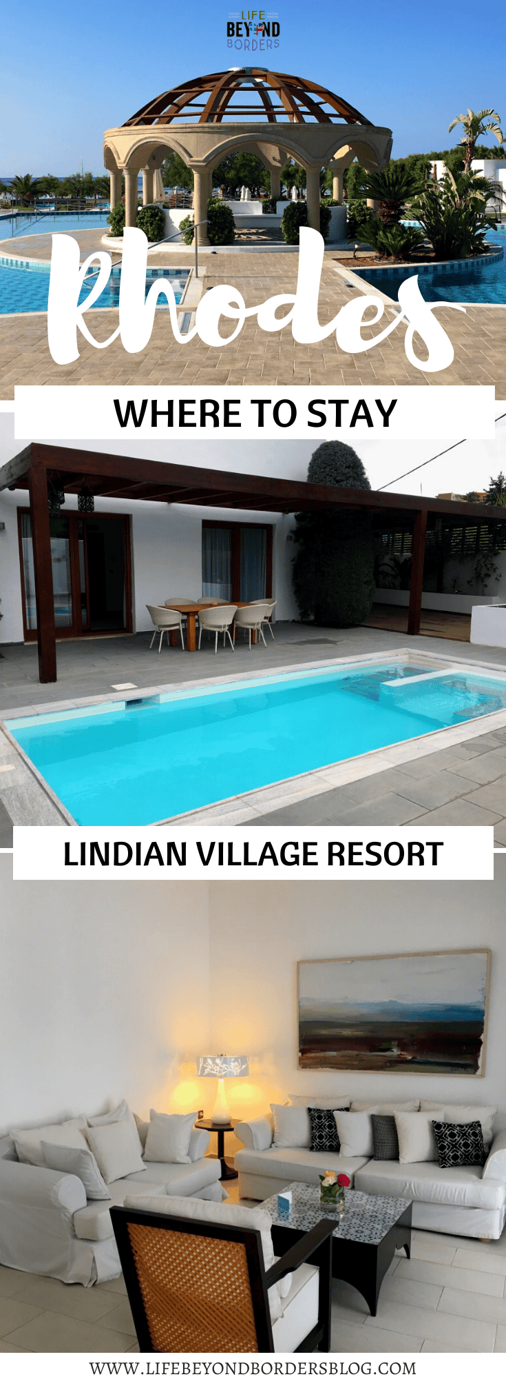Where to Stay on Rhodes island Greece Lindian Village Resort - LifeBeyondBorders
