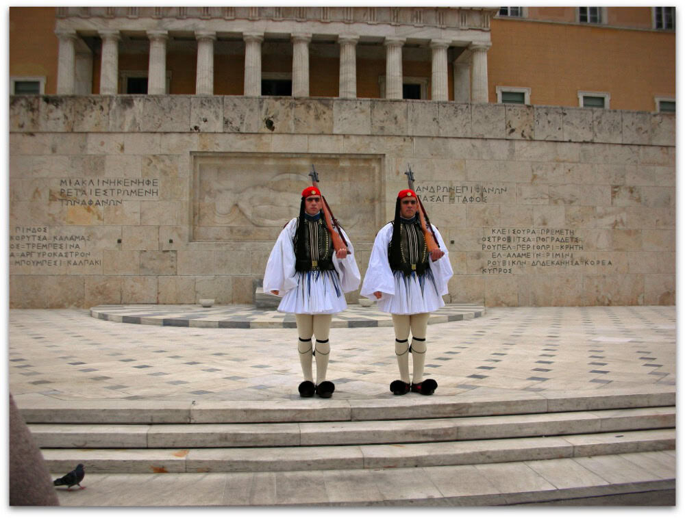 Evzones of the Greek Parliament Guard - Athens - Greece