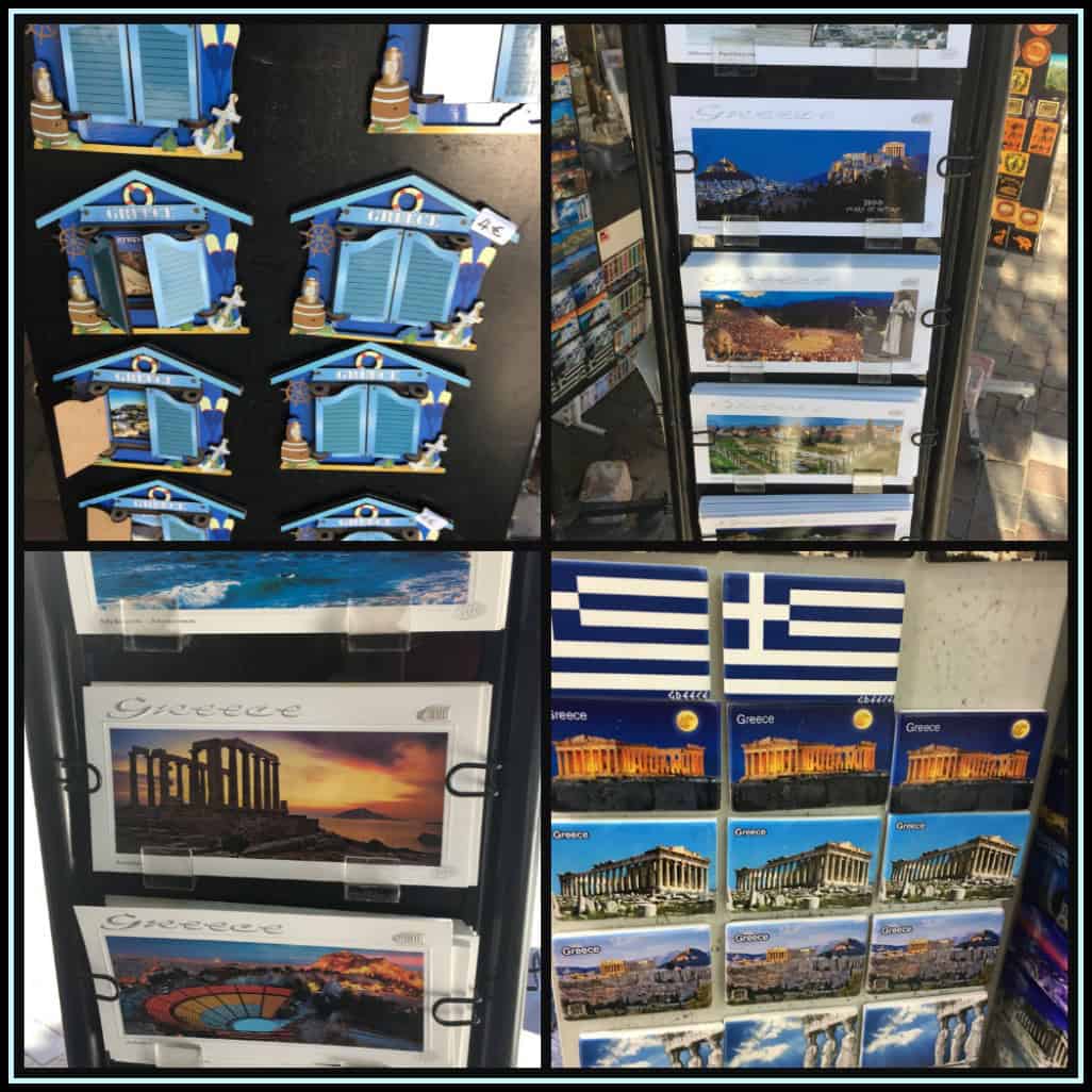 Postcard and fridge magnets - Best Souvenirs from Greece
