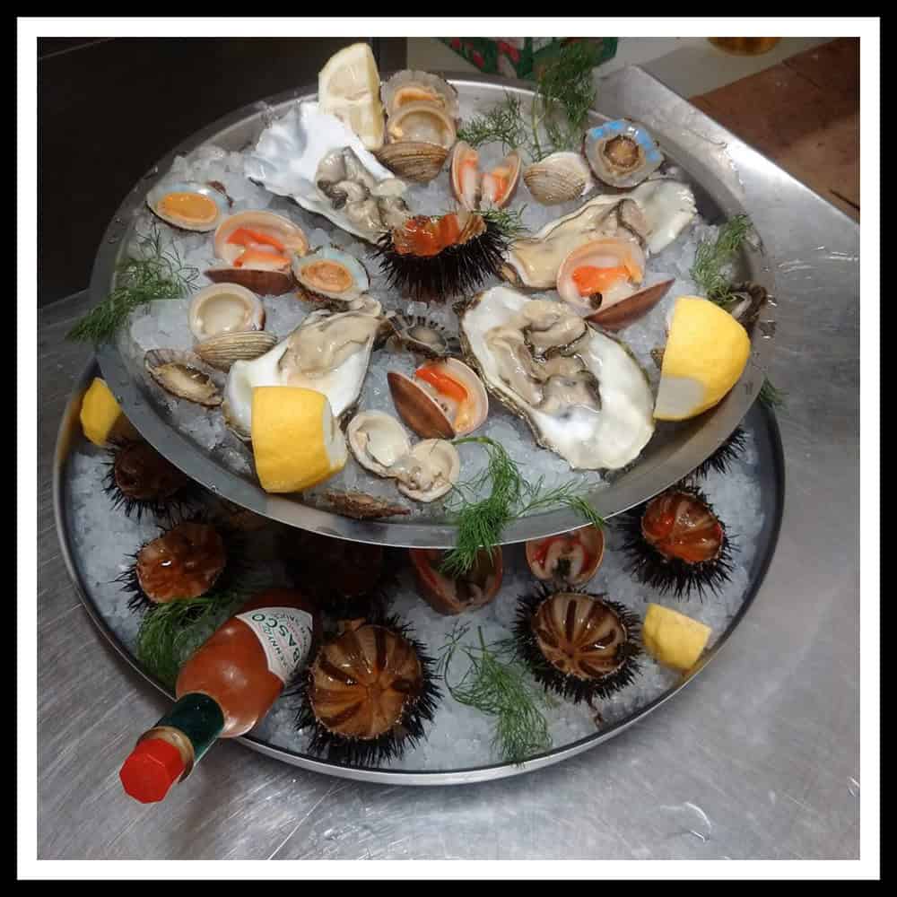 Seafood found at Apaggio Restaurant, Mykonos - Photo Credit Apaggio Mykonos