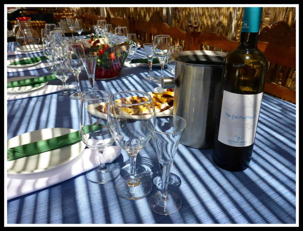 Wine and Produce Testing at Mykonos Vioma Farm