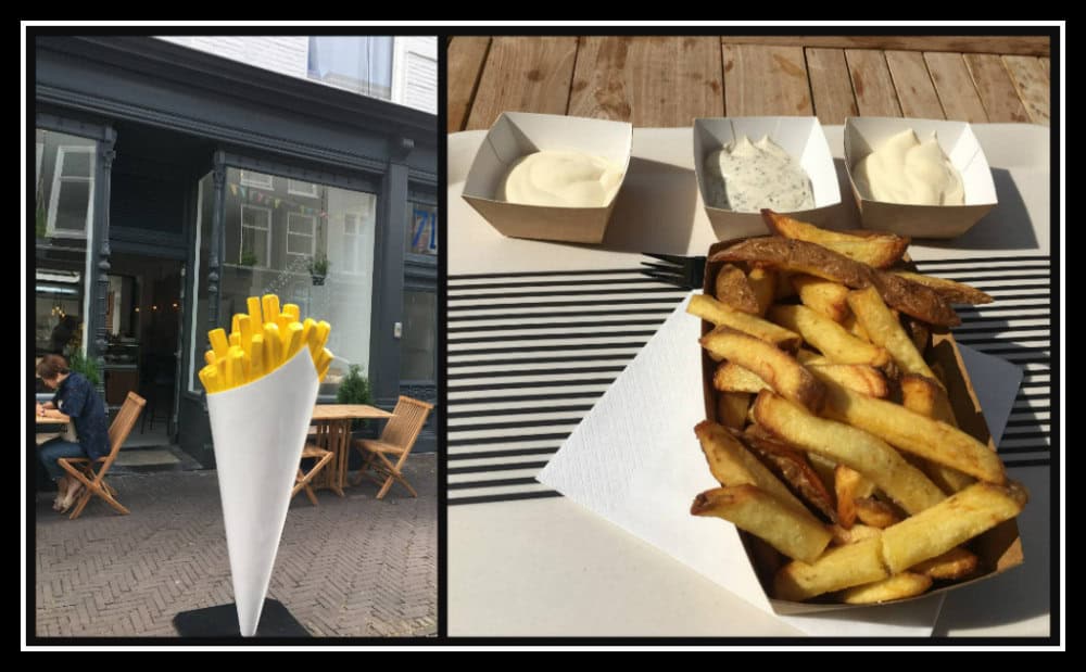 Friet District chips and mayonnaise