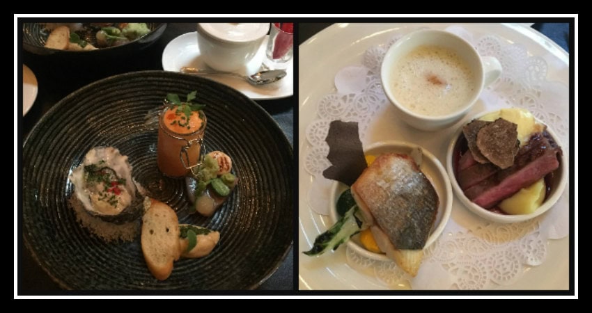 Savory dishes of High Tea at Hotel Des Indes - The Hague - Netherlands