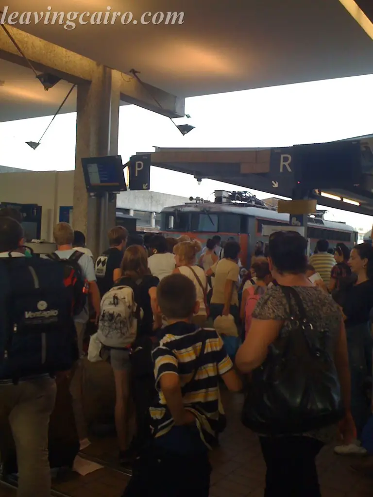 Bersy station in Paris was slightly chaotic