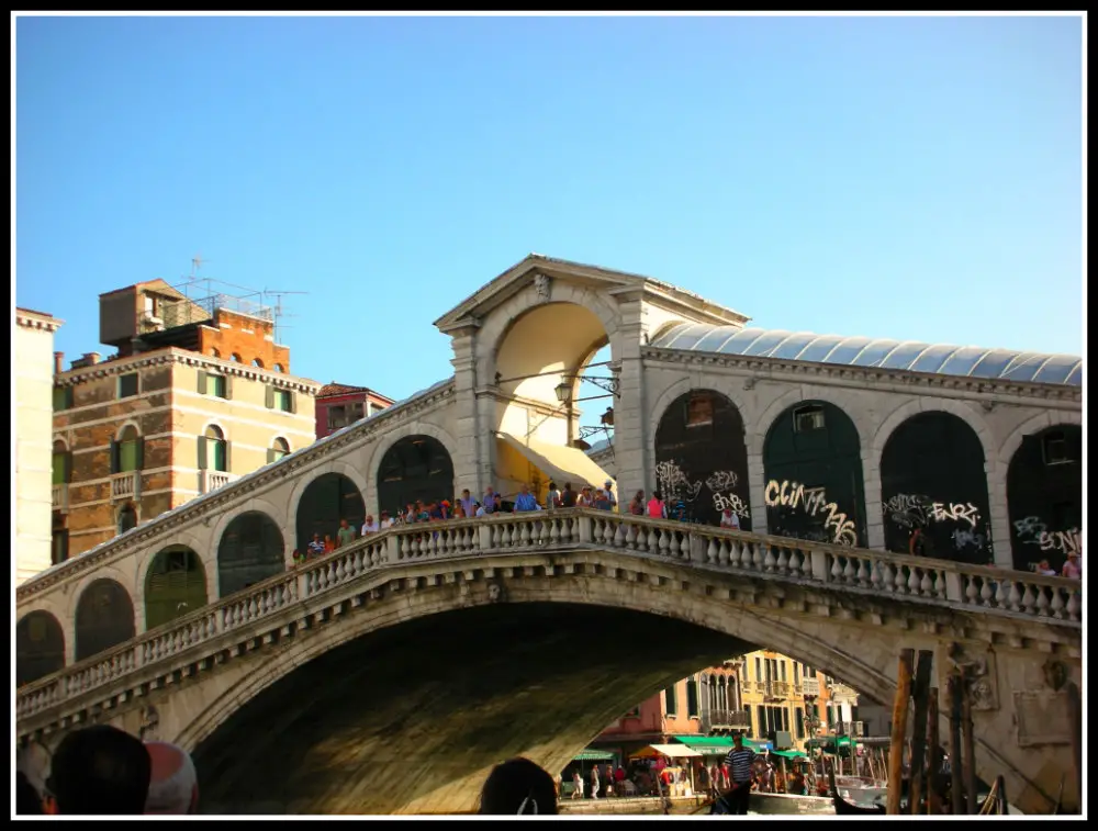 Things to do in Venice, Italy - a motor boat ride along the Grand Canal and see the Rialto Bridge - LifeBeyondBorders