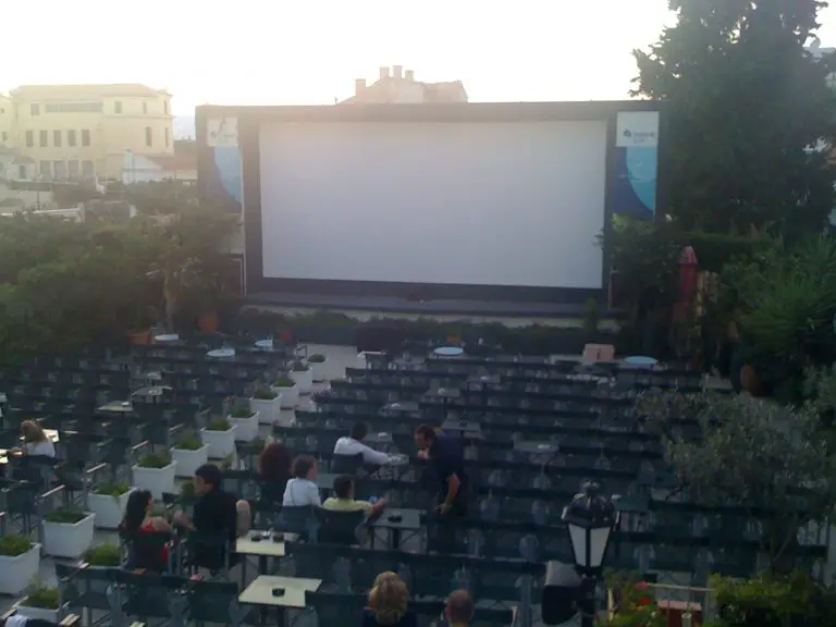 Athens outdoor cinema experience