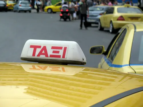 greek taxi photo - LifeBeyondBorders