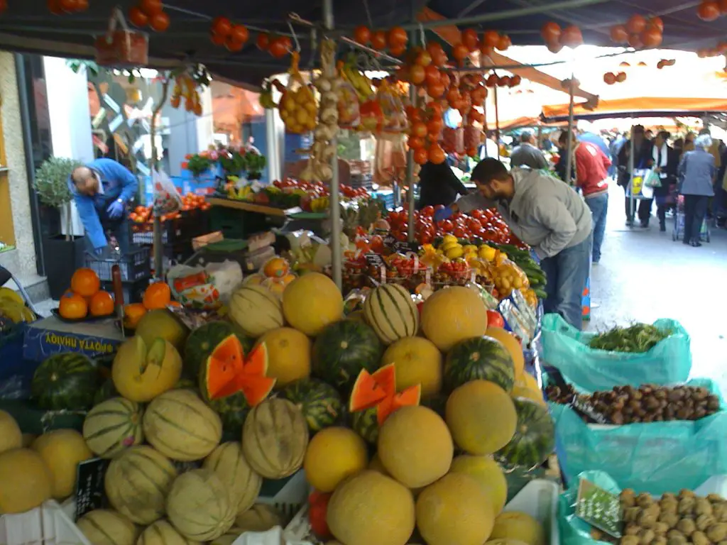 Local street market