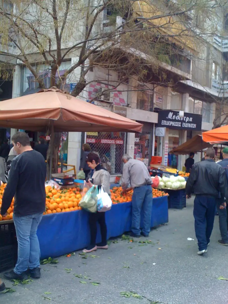 The weekly Farmer's Market