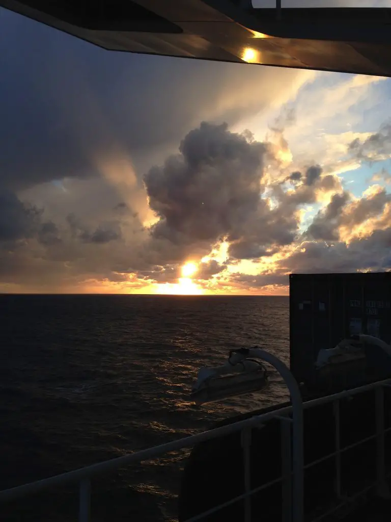 One man and a container ship, around the world