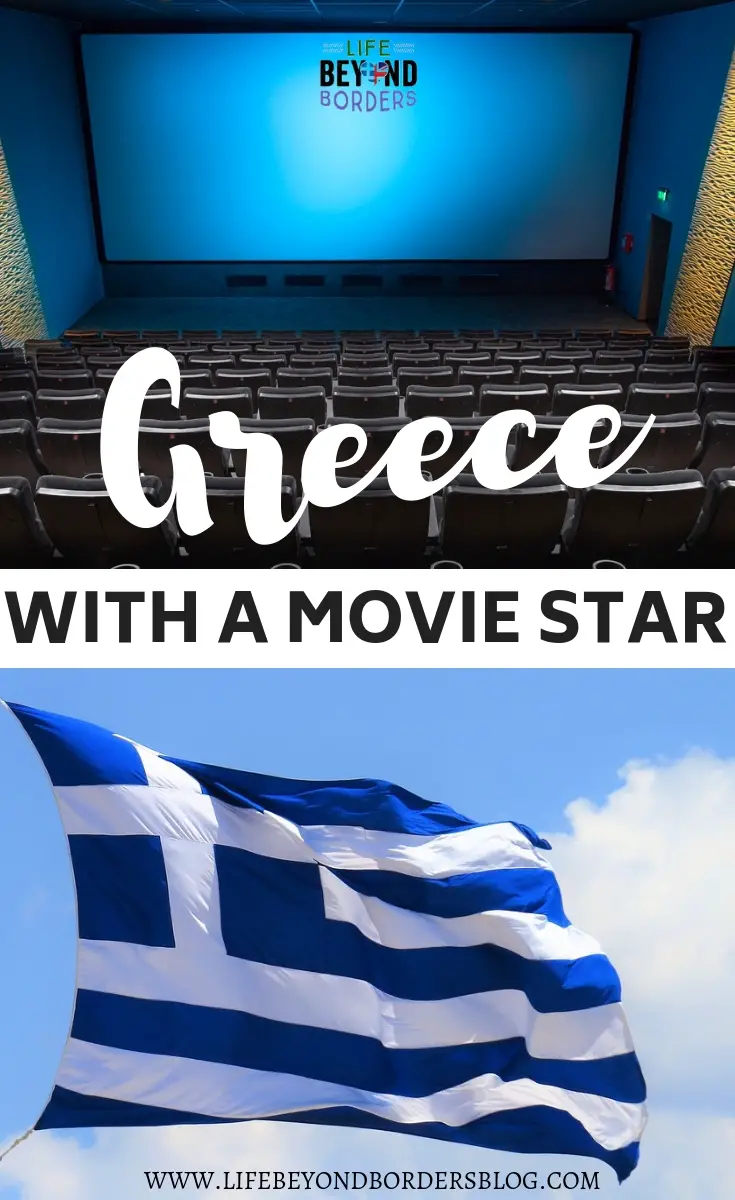 A movie star visits Greece