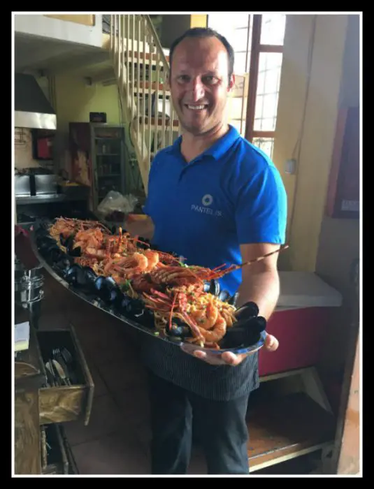 Fresh fish at Pantelis in Symi island - Greece. Life Beyond Borders