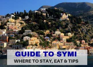 Guide to Symi header - Where to stay, Eat and Tips