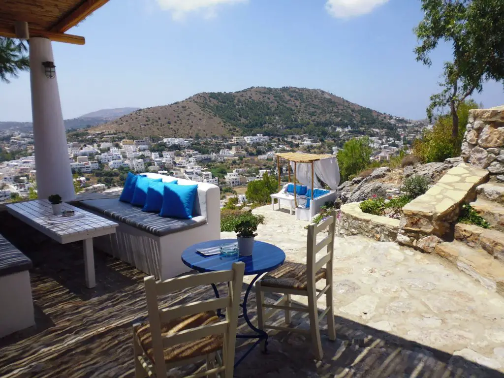 View cafe/bar on Leros island, Greece - LifeBeyondBorders