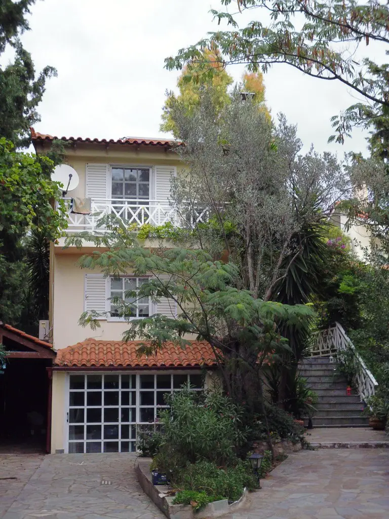 Entrance to St. Thomas' Bed and Breakfast near Athens Airport, Greece - LifeBeyondBorders