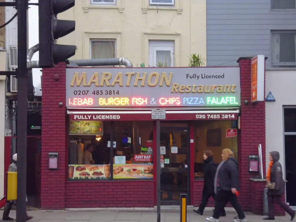 Marathon kebab shop - Camden. Late licensing sees late night musical sessions from famous people. Unseen Tours. Life Beyond Borders