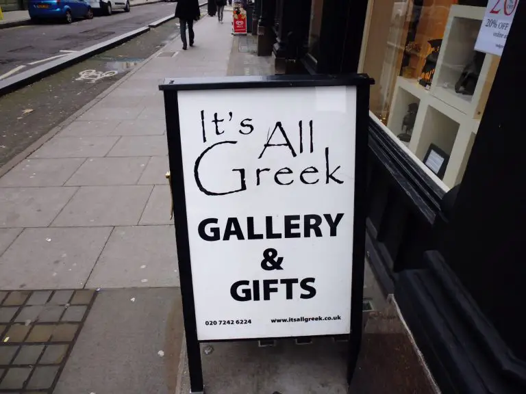 It’s All Greek – replica Greek artefacts for sale in central London