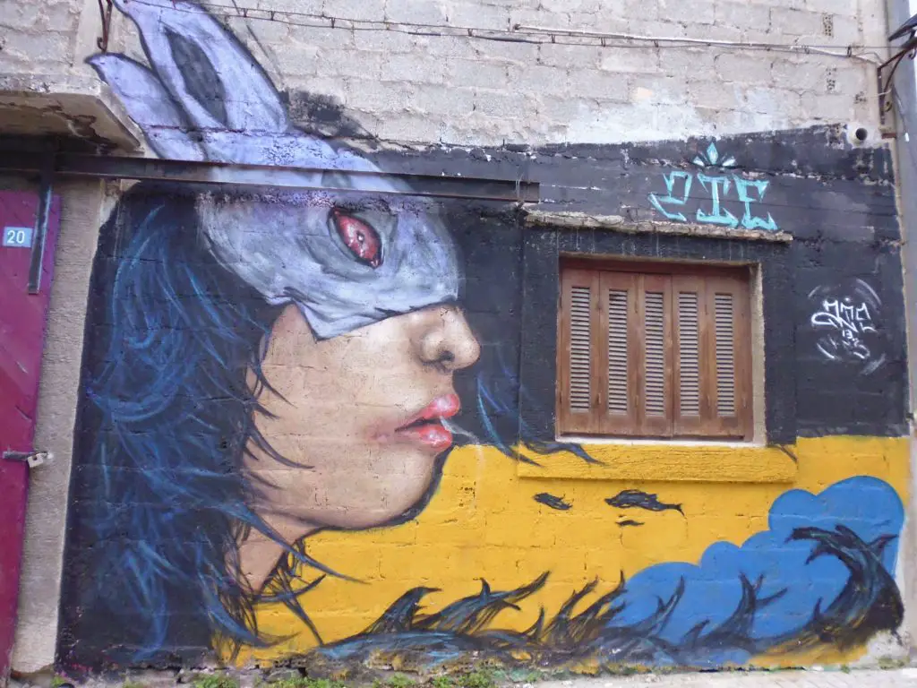 Metaxourgeio neighbourhood street art in Athens, Greece. Life Beyond Borders