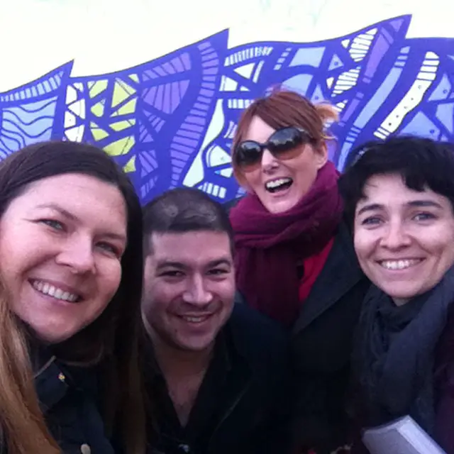 Reresentatives of Travel Bloggers Greece with our Alternative Tours of Athens guide.