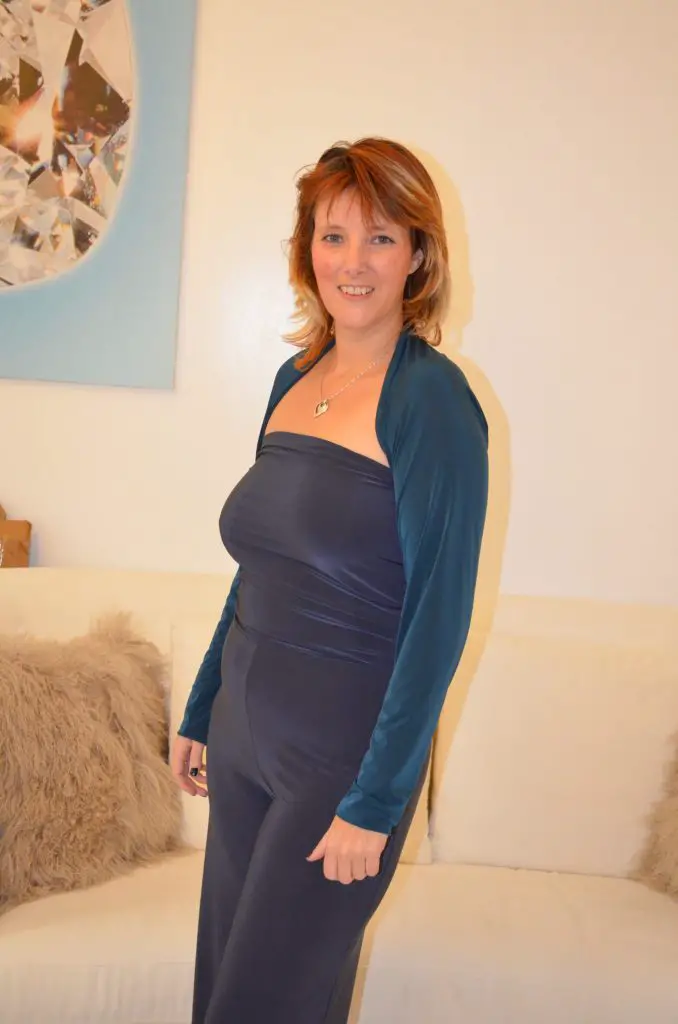 Pants become a catsuit - belt becomes a shrug! Diane Kroe Travel Fashion