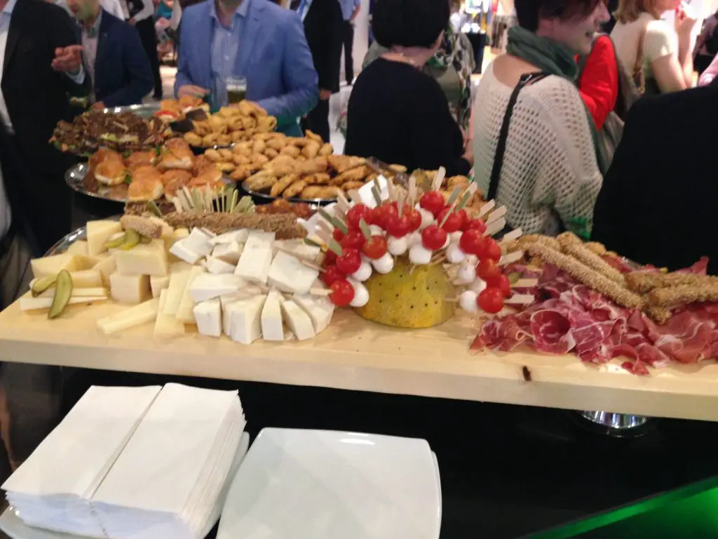 Delicious buffet food on offer at Heineken Star Bar - Athens International Airport