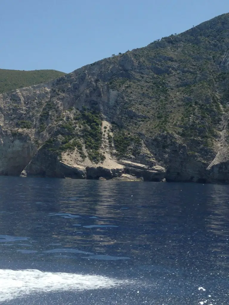 The beautiful seas of Zakynthos island, Greece