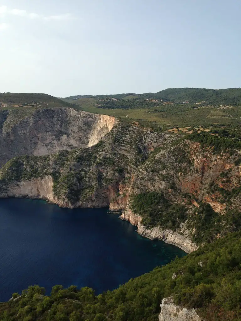 View from Stavros Taverna - Kampi - Zakynthos