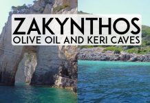 Visit the Keri Caves in Zakynthos Greece and learn about olive oil