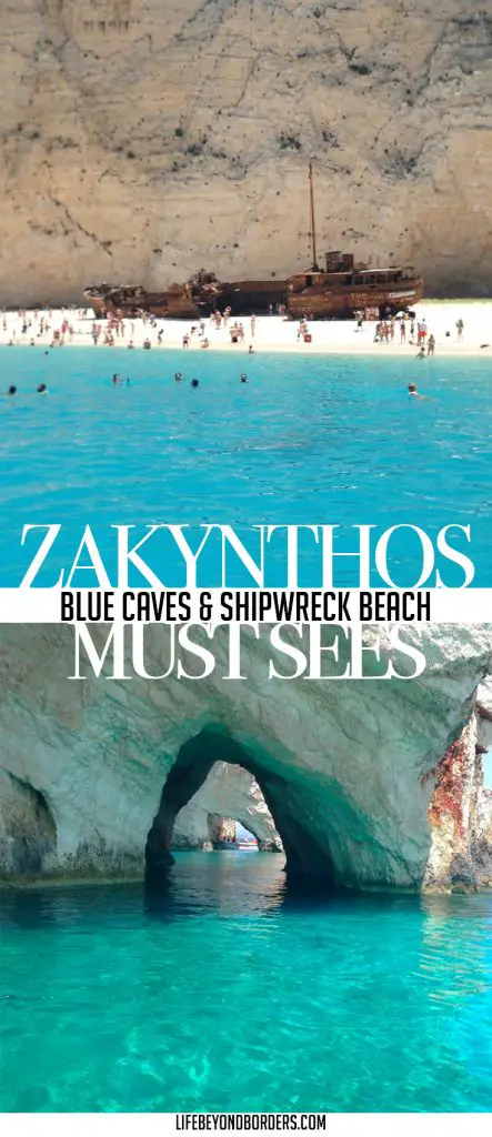 Things to see in Zakynthos, Greece. Blue Caves & Shipwreck Beach