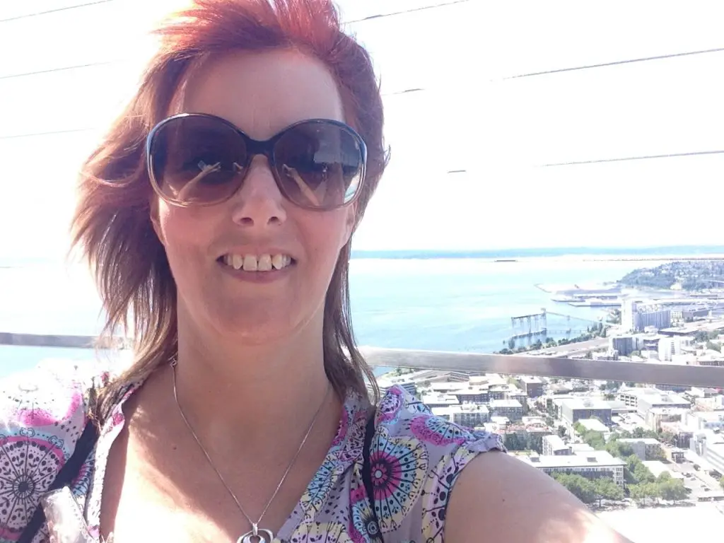 Selfie on the Observation Deck of the Space Needle!