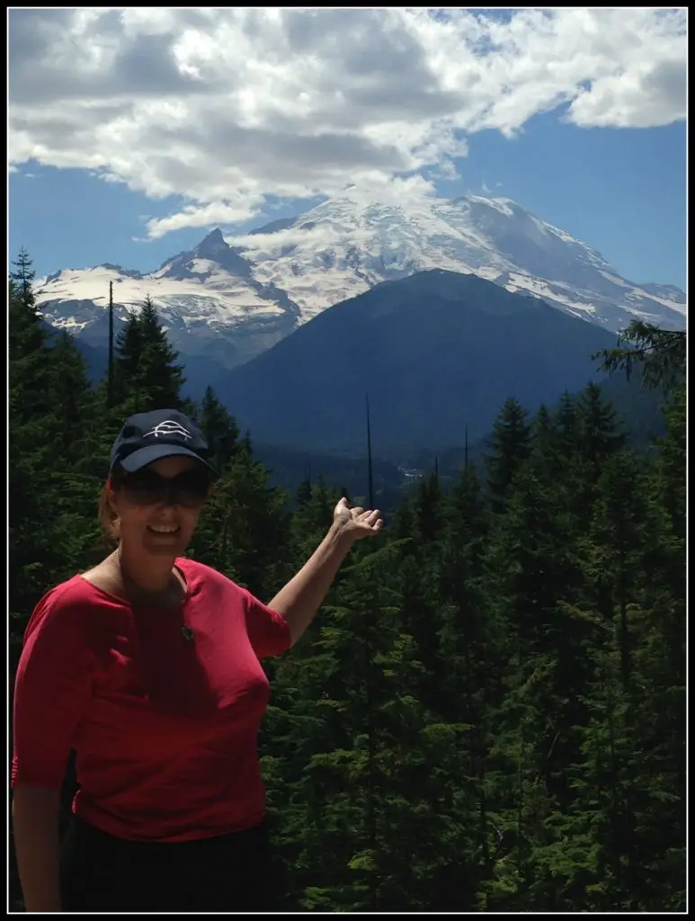 Mount Rainier NP near Seattle, Washington, U.S. also has lush green forest - LifeBeyondBorders