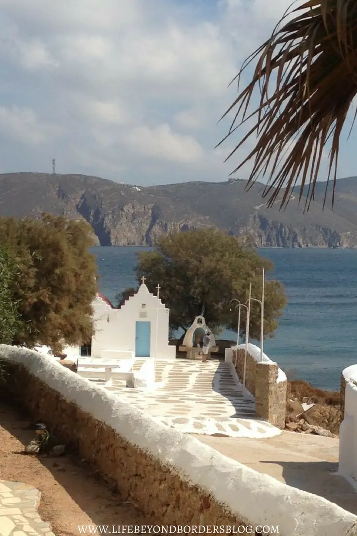 Agios Sostis Beach and Church - Mykonos off season - Greece - LifeBeyondBorders