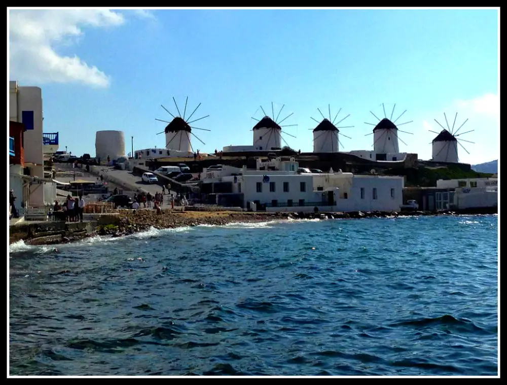 Famous windmills of Mykonos, Greece - LifeBeyondBorders