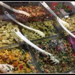 Salads at Kiki’s Taverna at Agios Sostis Beach – Alternative Mykonos – Greece – LifeBeyondBorders