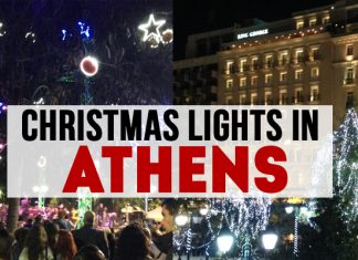 Christmas Lights in Athens - Greece