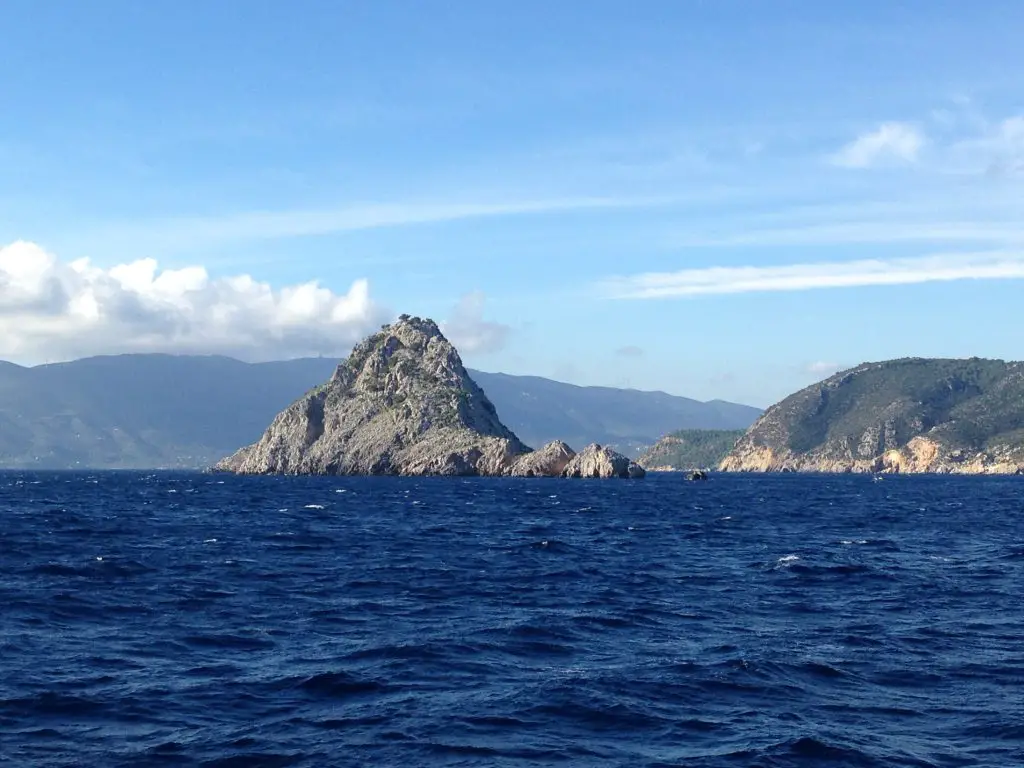 Motoring along to Hydra island, Greece. LifeBeyondBorders