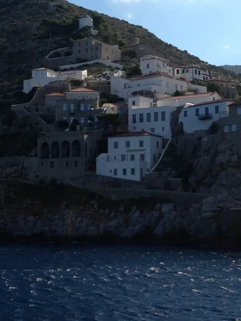 Coming into Hydra with Olympic Cruises