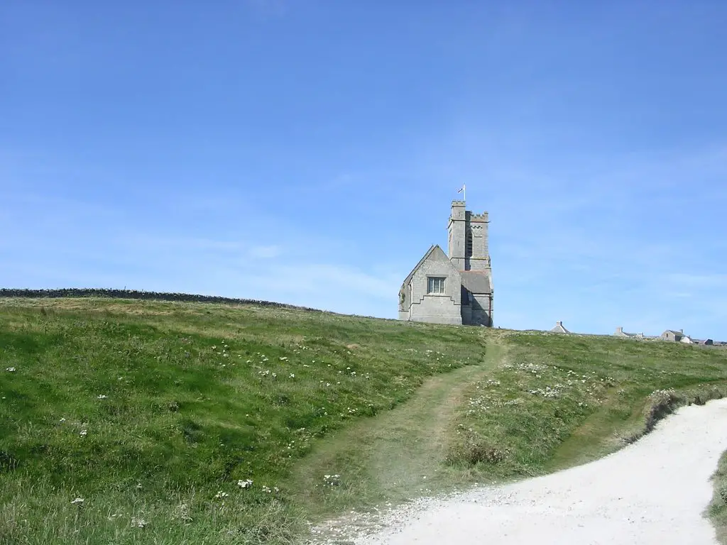 Lundy Island is very remote - but still manages to have a church!