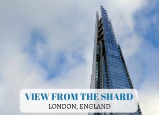 View from the Shard - London England