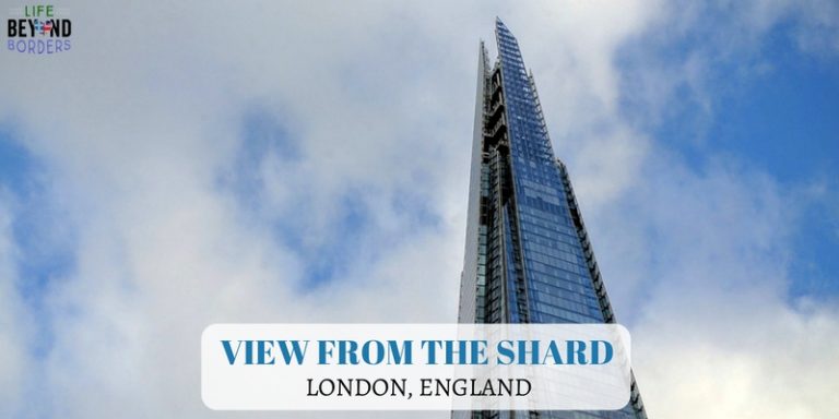 View from The Shard –  London, UK